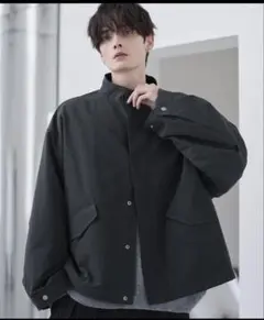 ASTRONOMY ブルゾン　ウインドブレーカー　チャコールグレー