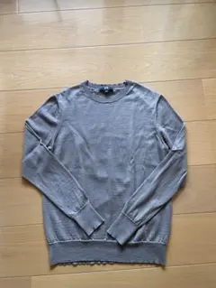 エクストラファインメリノクルーネックセーター L