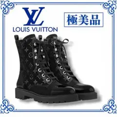 未使用 ルイヴィトン VUITTON レインブーツ ドロップス 長靴 38 靴