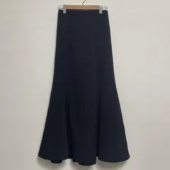 【超美品】イング レースアップ リボン マーメイドスカート 黒 ブラックのサムネイル