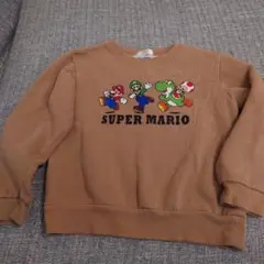 スーパーマリオ 裏起毛トレーナー 130