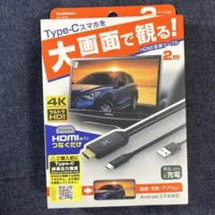 Kashimura HDMI変換ケーブル KD-208 Type-C