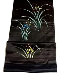 超レア物!!お洒落上級者向け　名古屋帯　昭和レトロ　手描きデザイン