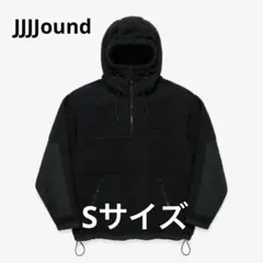 jjjjound City Camper Top - Black フリース JJJJound Camper Pullover Black/Navy
