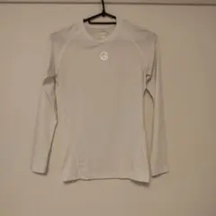 コンプレッションウェア 長袖 ホワイト S