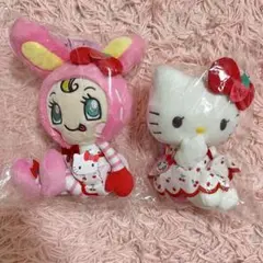 ハローキティ×メゾピアノ マスコット ベリエちゃん&キティちょん 2点セット