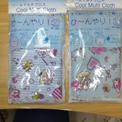 Sanrio ポムポムプリン 吸水冷感カットクロス 50x100㎝ 2枚セット