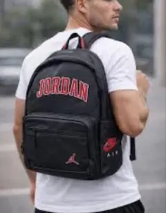 新品タグ付きナイキ NIKEジョーダン（JORDAN）バックパック」刺繍
