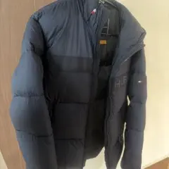 メンズ TOMMY HILFIGER ネイビー ダウンジャケット ジャンバー