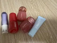 リップ(ティント、グロス、バーム)4点 トーンアップおまけ　Laka fwee