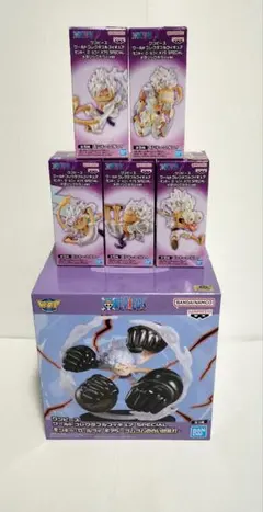 ONEPIECE　ワールドコレクタブルフィギュア　ギア5 6点セット