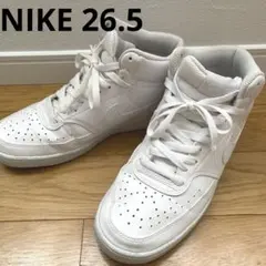 NIKE 26.5 メンズ　白　スニーカー　コートビジョン