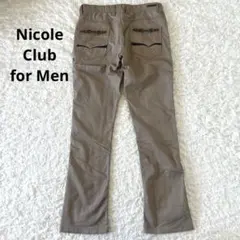 【Nicole Clubニコルクラブ】ジップポケットパンツ Y2K フレア Mのサムネイル