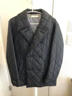 GLOBAL WORK ナイロンピーコート　サイズM 黒　中古美品