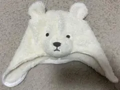 クマの顔デザイン ベビー帽子 48cm