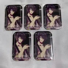 銀魂　まるかく缶バッジ　高杉晋助　5個