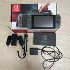 Nintendo Switch 本体 グレー　ドック付き
