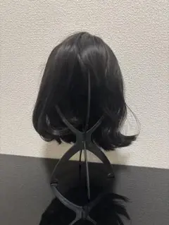 アクアドール 黒色ミディアムボブウィッグ