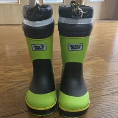 NORTH WING アウトドア長靴 15.0cm グリーン/ブラック