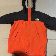 The North Face フード付きジャケット オレンジ/黒