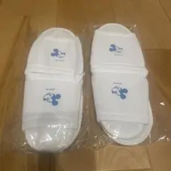 ディズニー ミッキーマウス スリッパ ホワイト