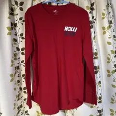 HOLLISTER メンズ　レッド長袖のサムネイル
