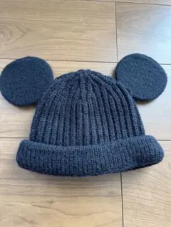 ミッキー 黒ニット帽 帽子 GAP バースデー しまむら ディズニー コスプレ