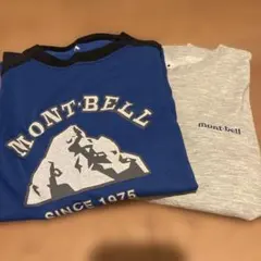 mont-bell 長袖カットソー　2枚セット売り