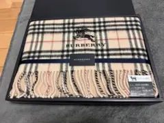 P*e様 【新品未使用】BURBERRY ウール100% チェック柄膝掛け75×