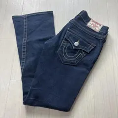 USA製 TRUE RELIGION WORLD TOUR ベルボトムジーンズ