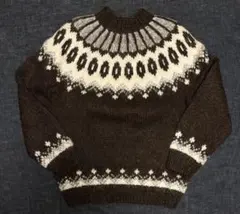 アイスランド製 HILDA モックネックウールセーター