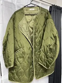 FREAK'S STORE キルティングジャケット オリーブグリーン