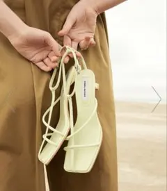 <EMMEL REFINES>EM ストラップ ヒール サンダル