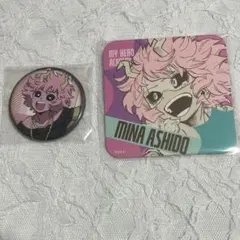 僕のヒーローアカデミア ヒロアカ 芦戸三奈 JF2021 缶バッジ コースター