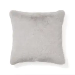 フランフラン グレー ファークッションカバー 45cm✖️45cm