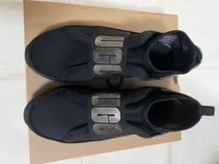 未使用級☆ UGG ニュートラスニーカー 黒 24cm 厚底 軽量 クッション 