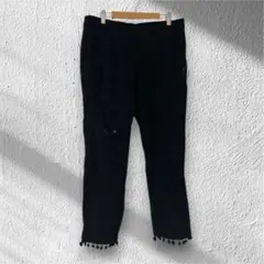 ROZ & AL ブラックカジュアルパンツ サイズ10 黒 裾ボンボン【L】