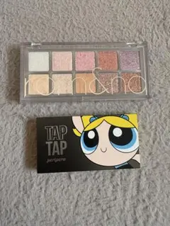 rom&nd アイシャドウパレット + peripera タップタップ