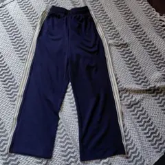 ネイビー サイドストライプ ジャージパンツ ショート