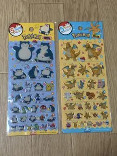 韓国限定　ポケモン シールセット カビゴン カイリュー