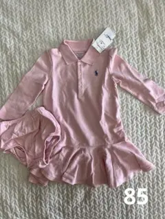 新品タグ付き❤︎ラルフローレン　長袖ポロワンピース