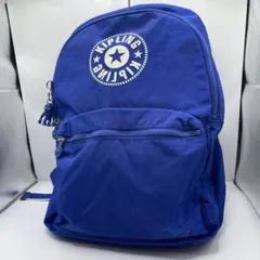 極美品✨ Kipling キプリング ナイロン リュック ゴリラチャーム ブルー
