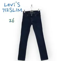 ＊リーバイス＊26 デニム 712SLIM ジーンズ パンツ スリム ストレッチ