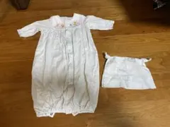 【ミキハウス】ベビー服長袖　サイズ50-60 帽子付