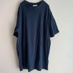 ノーティカ Ｔシャツ クルーネック 半袖 ワンポイント刺繍 ビッグサイズ 紺 綿のサムネイル