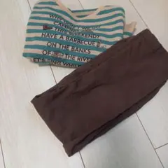 ストライプ 長袖トレーナー&ズボン