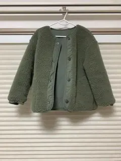 UNIQLO リバーシブルジャケット 110cm オリーブグリーン