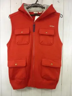 USED L.L.Bean フード付きベスト L14/16 タグ付 S21088