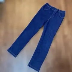 130サイズ KP 裏起毛　あったか　デニムストレッチパンツ