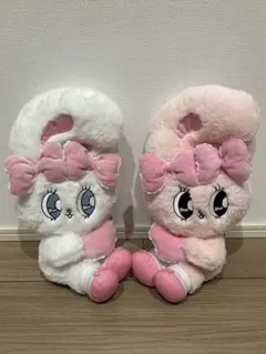 エスターバニー　フリルリボンBIGぬいぐるみ　２つセット